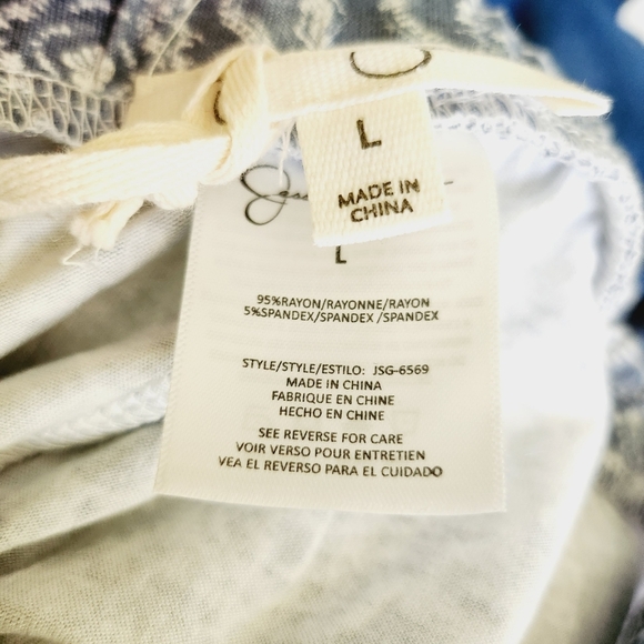 NWT JESSICA SIMPSON girls china blue tile pants - Picture 5 of 7